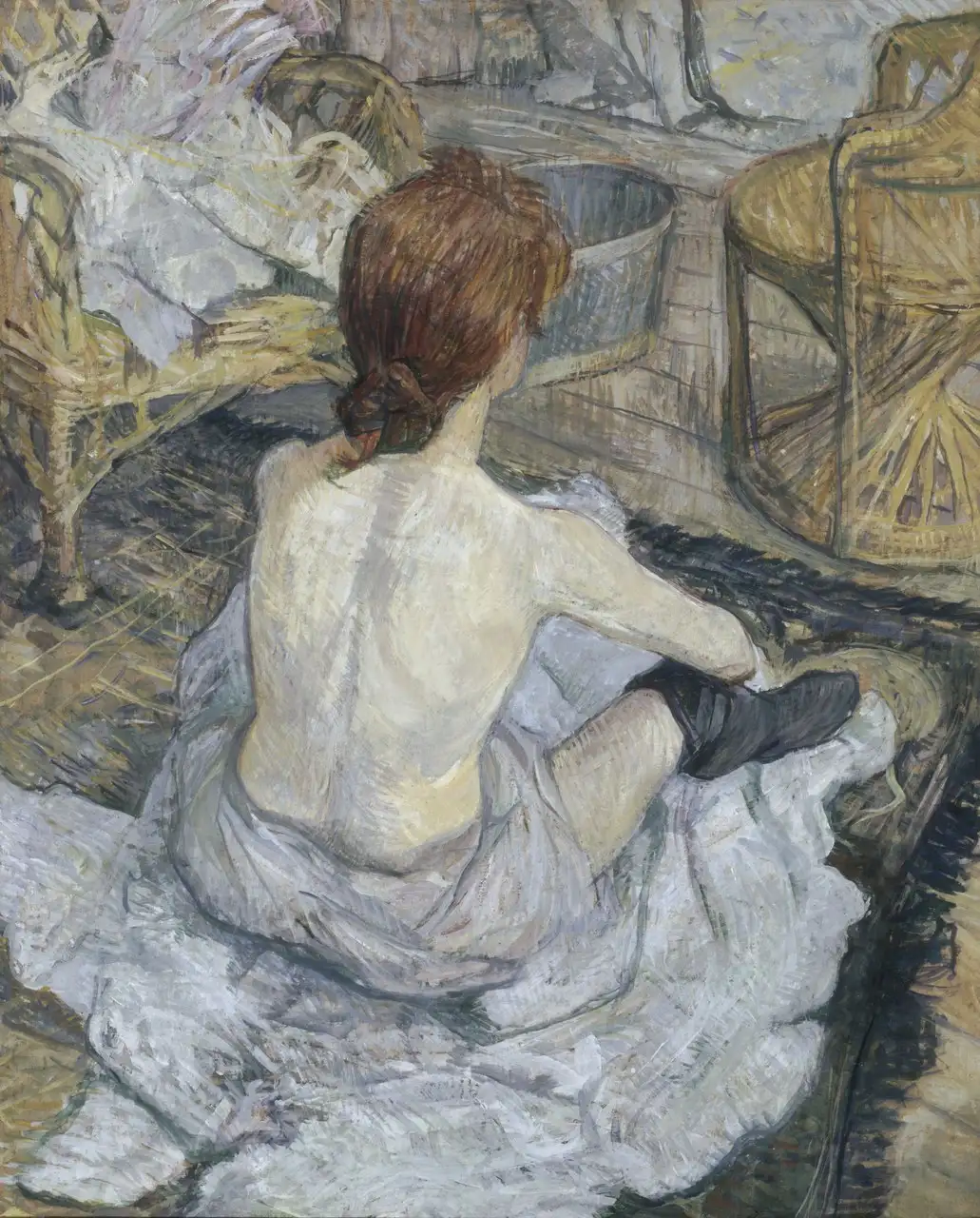La Toilette by Henri de Toulouse-Lautrec