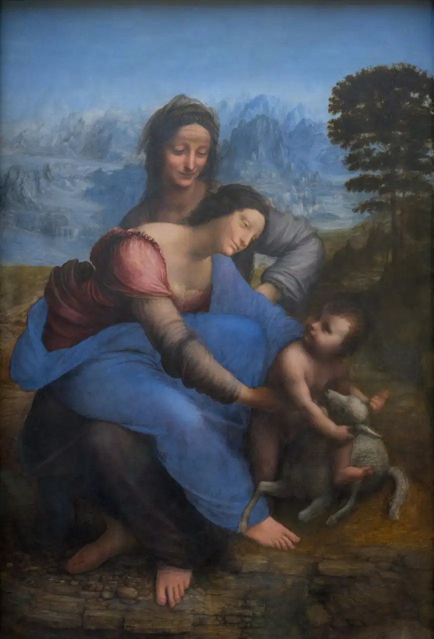 The Virgin and Child with Saint Anne by Leonardo da Vinci