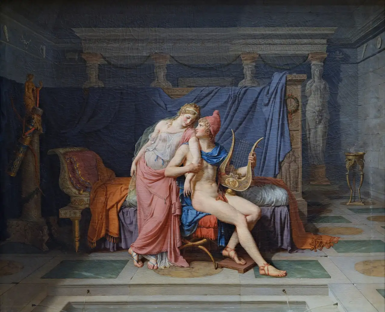 The Loves of Paris and Helen by Jacques-Louis David