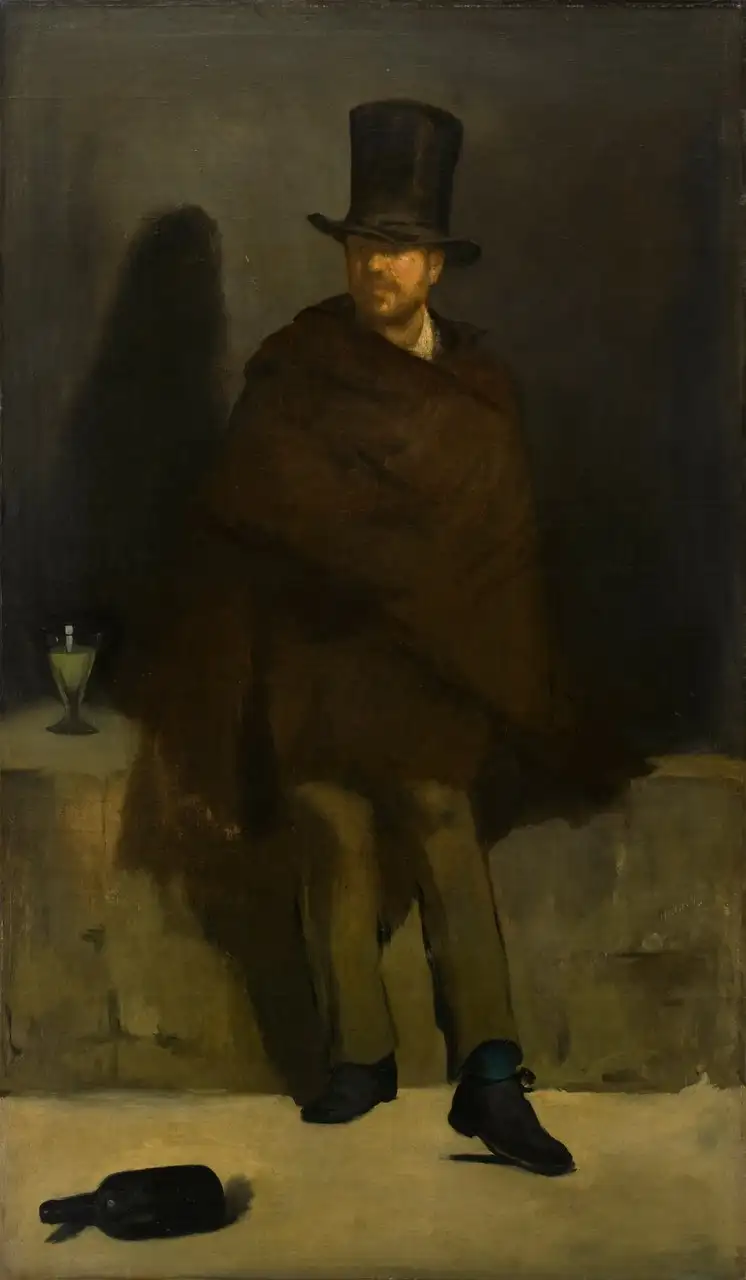 The Absinthe Drinker by Édouard Manet