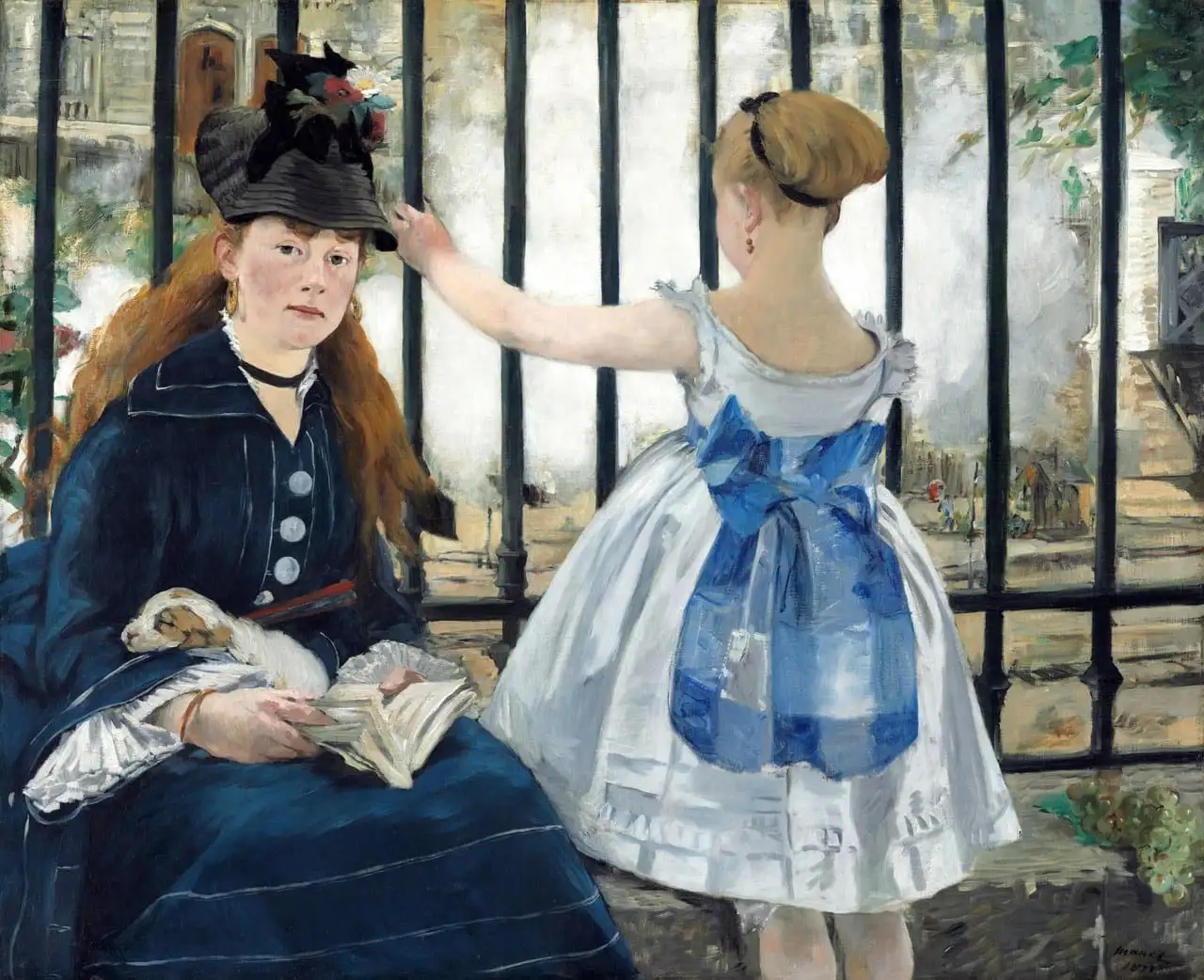 The Railway (Gare Saint-Lazare) by Édouard Manet