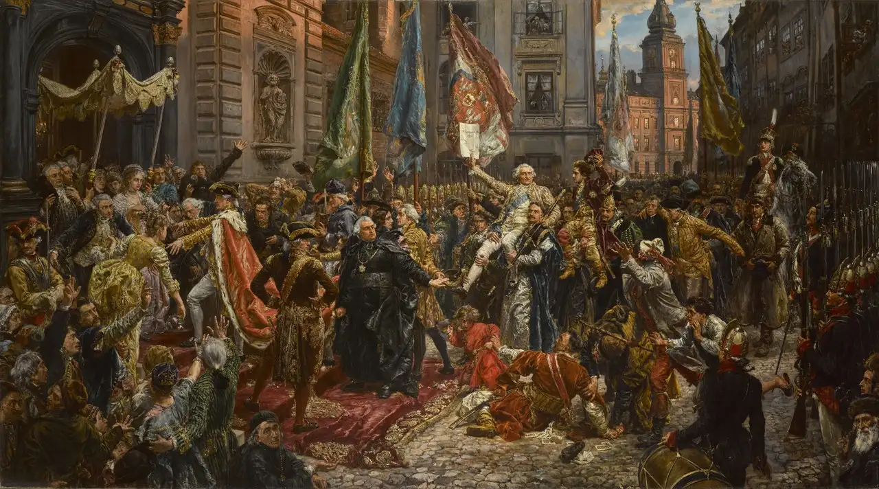 The Constitution of 3 May 1791 by Jan Matejko