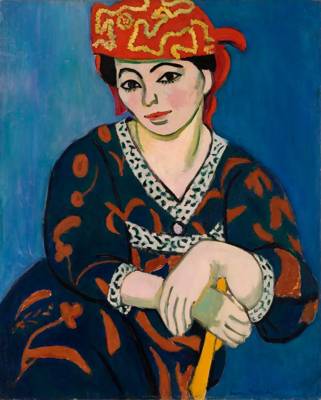 Madras Rouge (Red Madras Headdress) by Henri Matisse