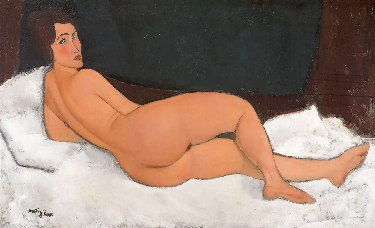 Reclining Nude (On the Left Side) by Amedeo Modigliani