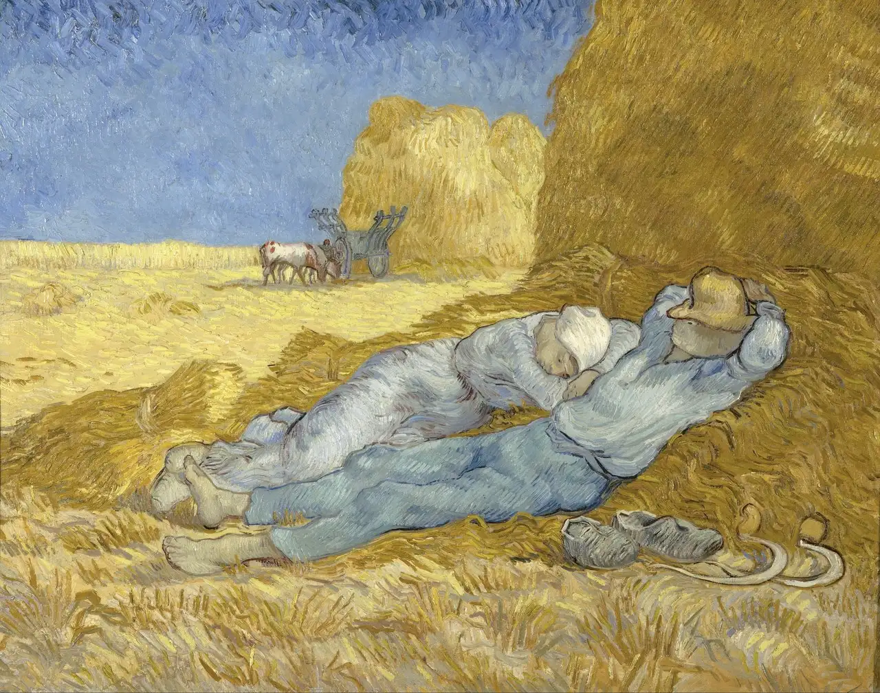 Noon – Rest from Work (after Millet) by Vincent van Gogh