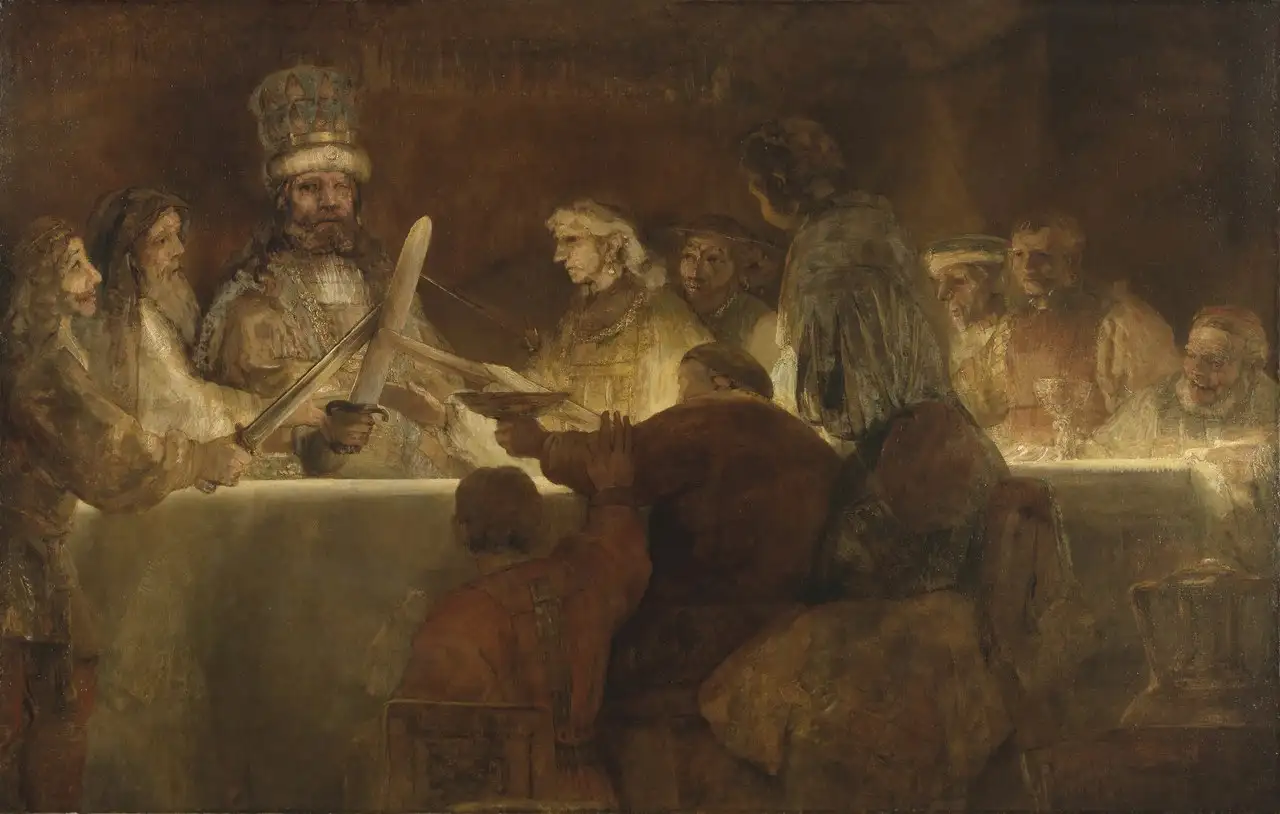 The Conspiracy of Claudius Civilis by Rembrandt
