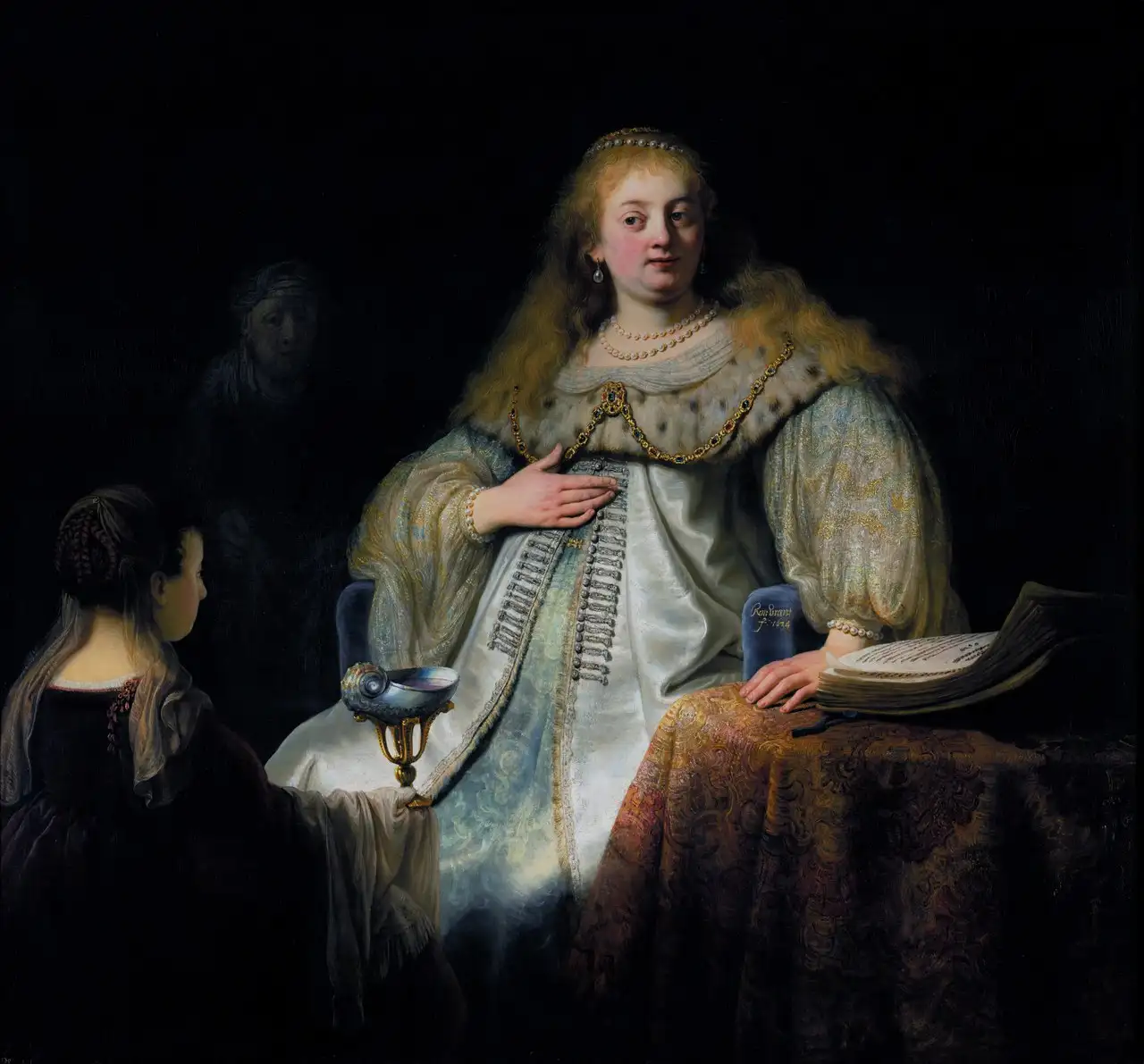 Judith at the Banquet of Holofernes by Rembrandt