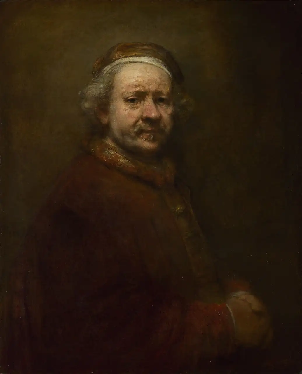 Self-Portrait at the Age of 63 by Rembrandt