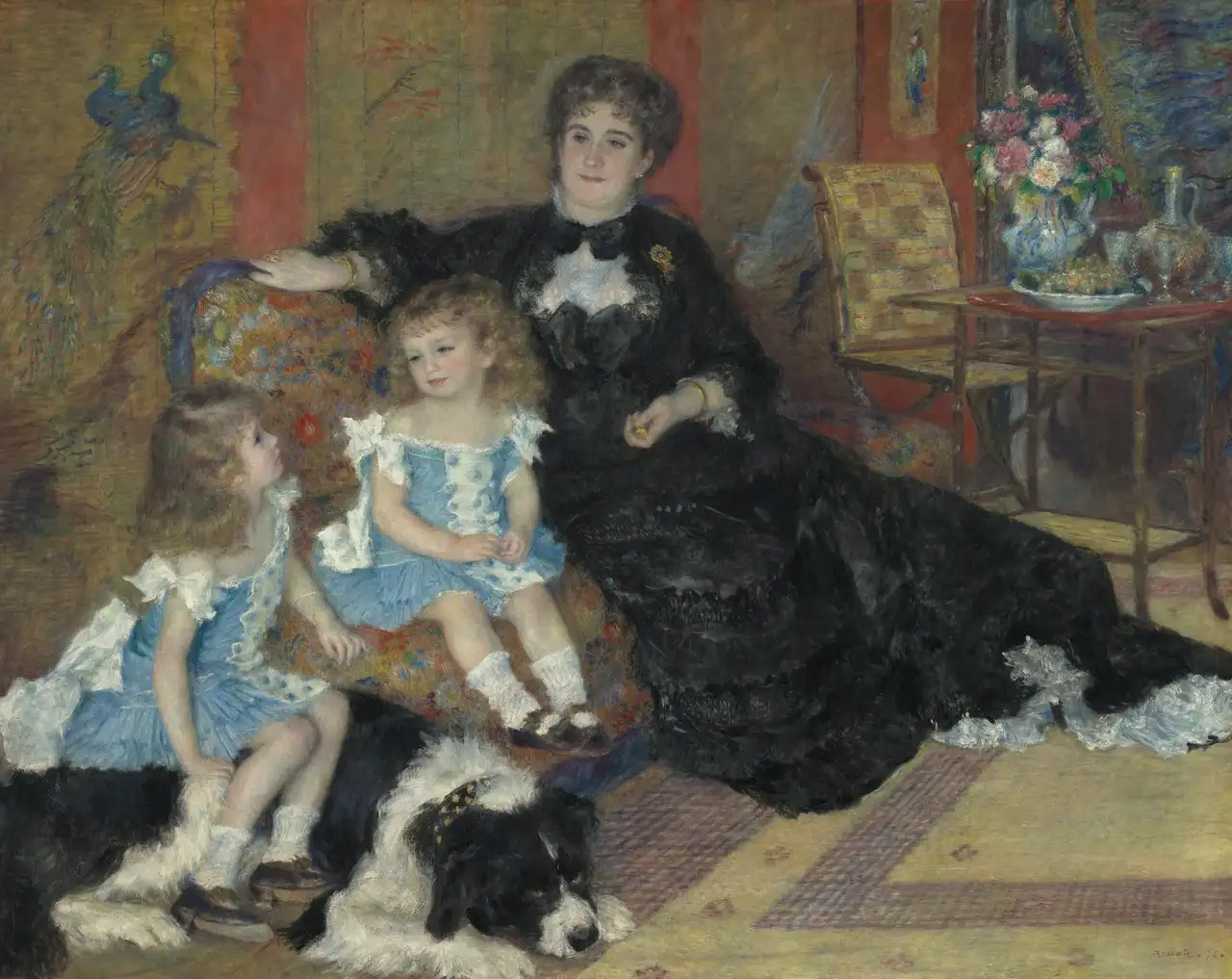 Madame Georges Charpentier and Her Children by Pierre-Auguste Renoir