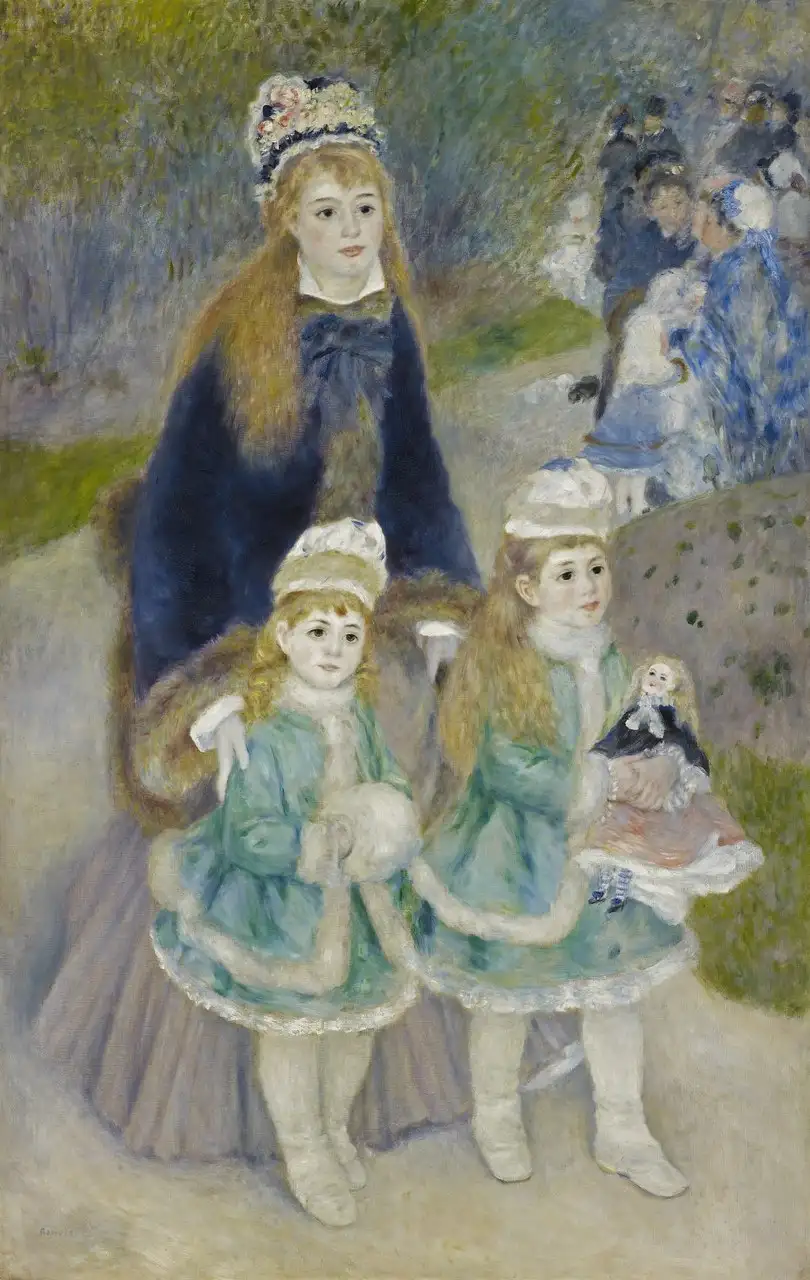 Mother and Children (La Promenade) by Pierre-Auguste Renoir