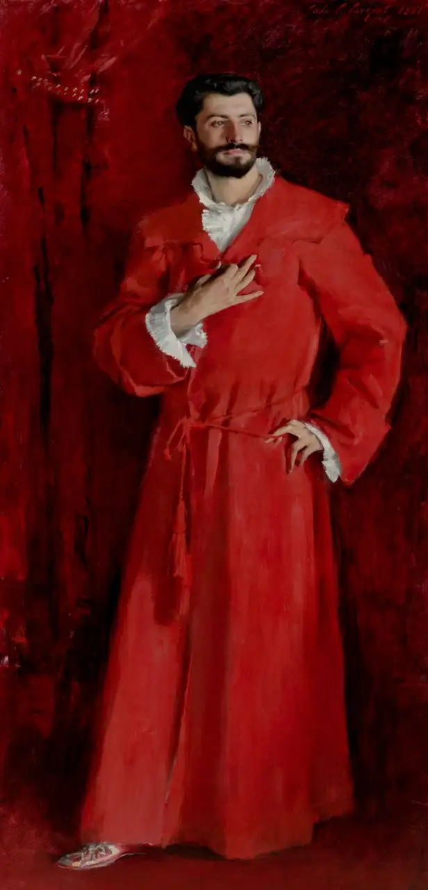 Dr. Pozzi at Home by John Singer Sargent