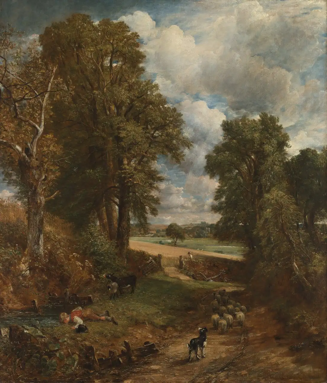 The Cornfield by John Constable