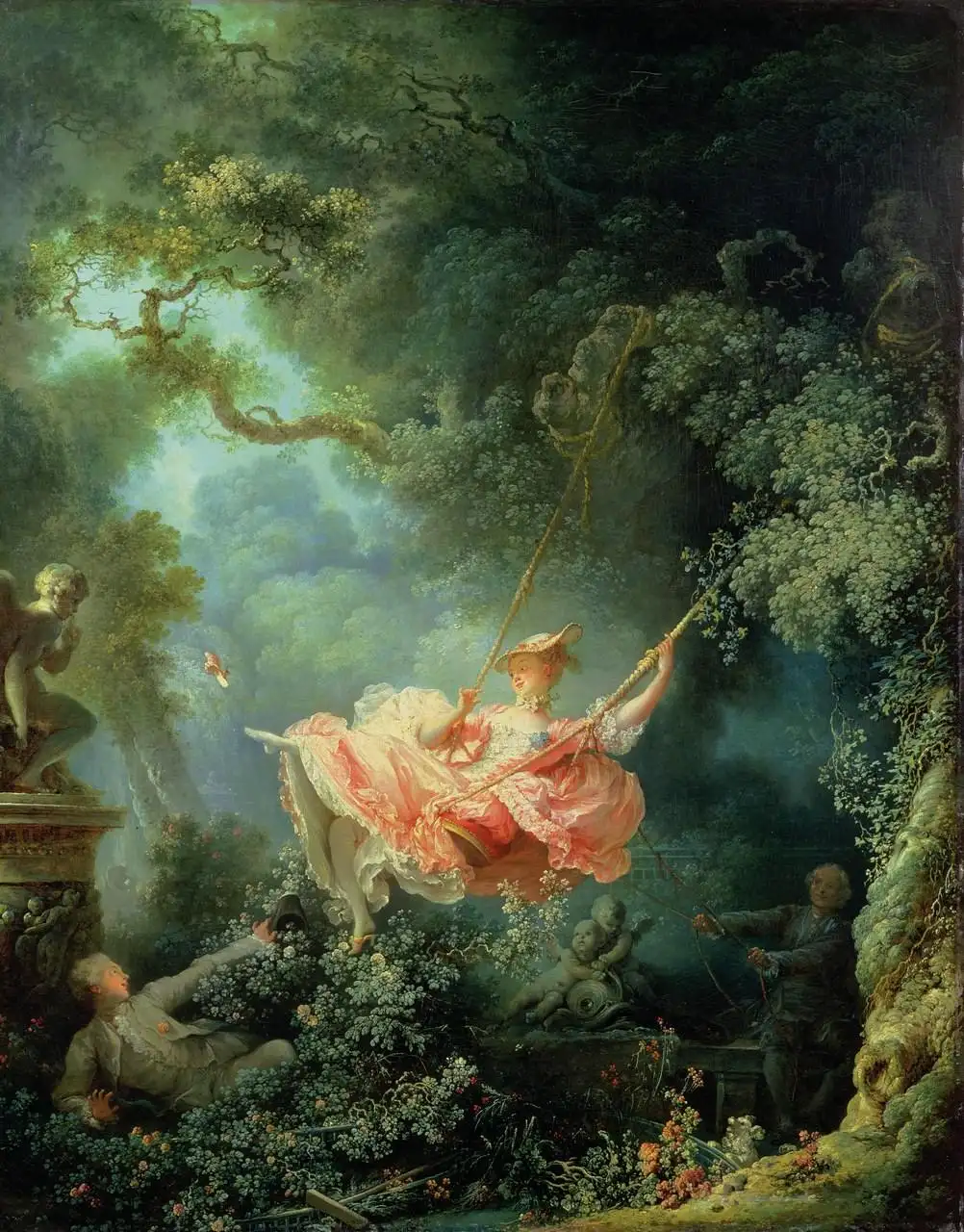 The Swing by Jean-Honoré Fragonard