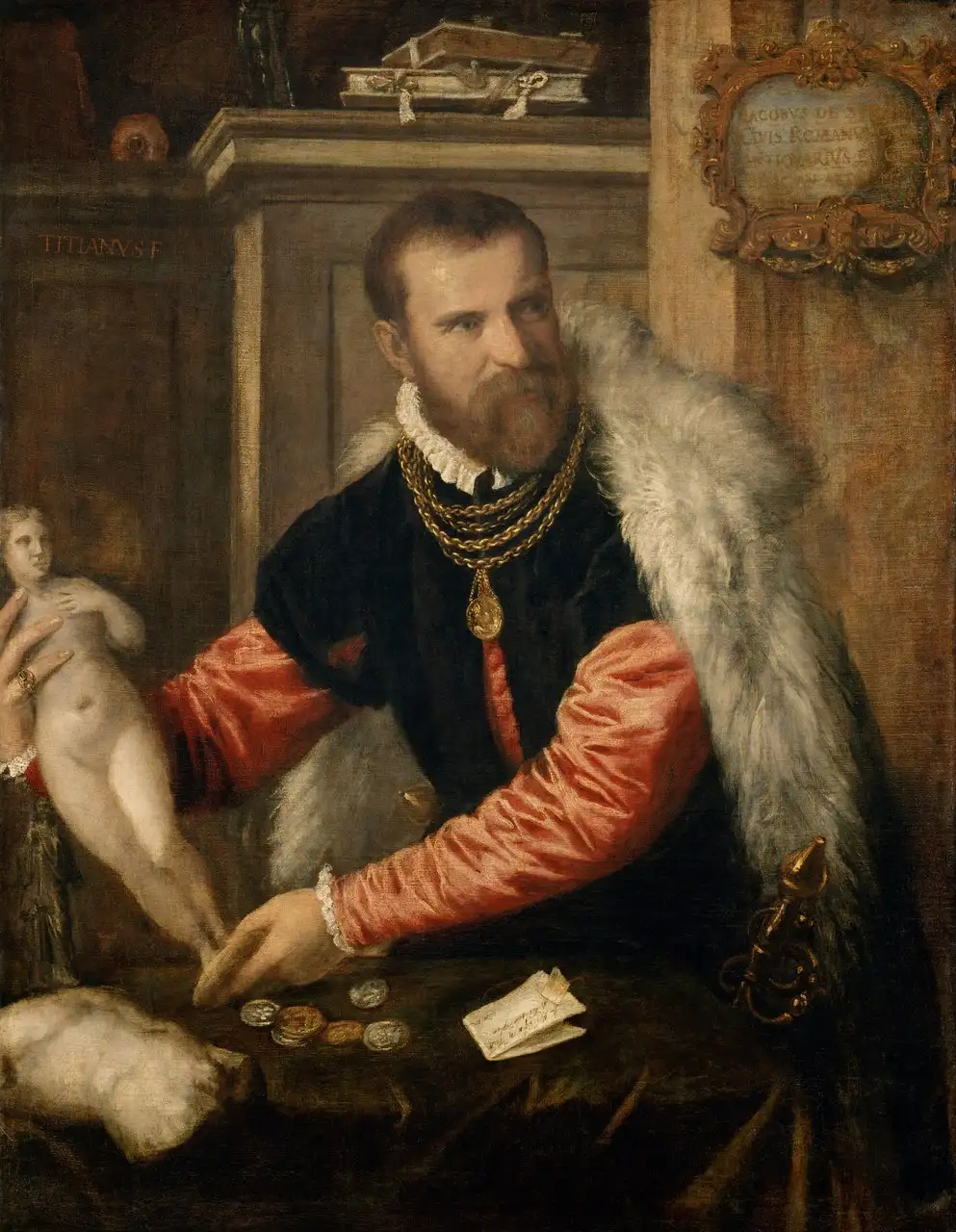 Portrait of Jacopo Strada by Titian