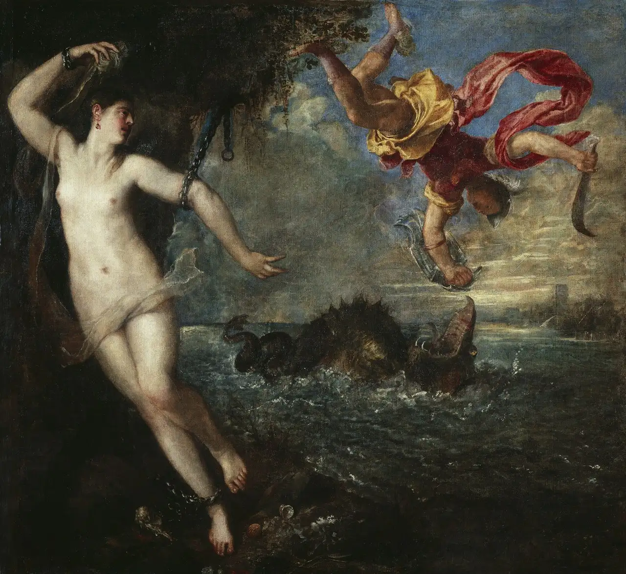 Perseus and Andromeda by Titian