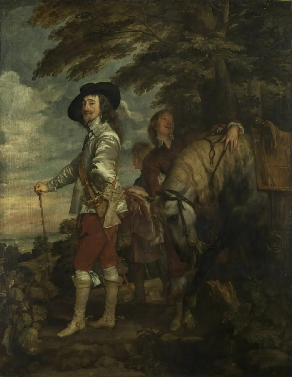 Charles I at the Hunt by Anthony van Dyck