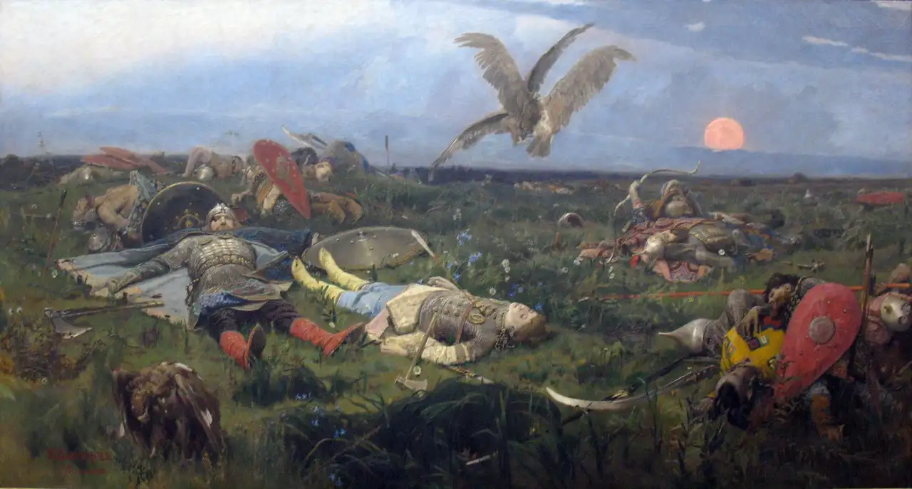 After Prince Igor's Battle with the Polovtsy by Viktor Vasnetsov