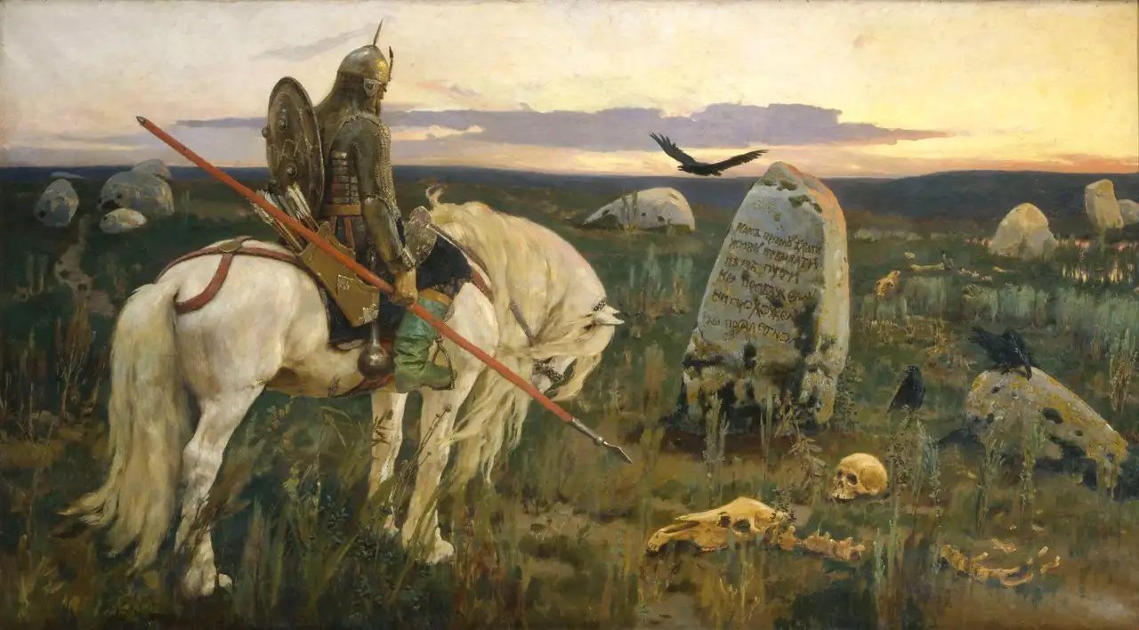 Knight at the Crossroads by Viktor Vasnetsov
