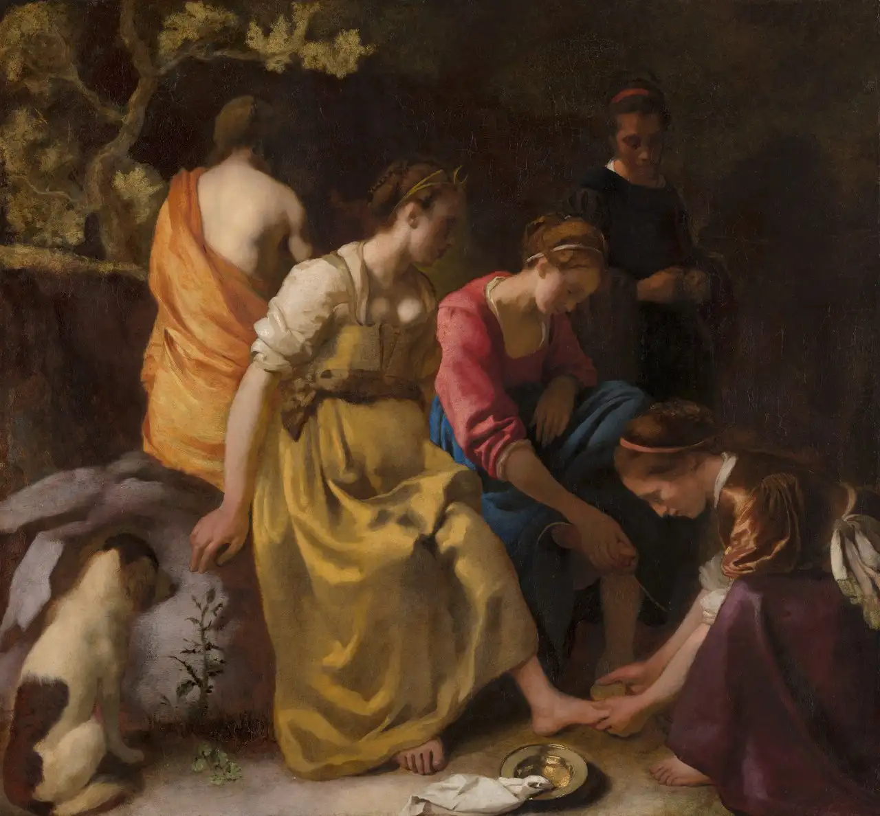Diana and Her Companions by Johannes Vermeer