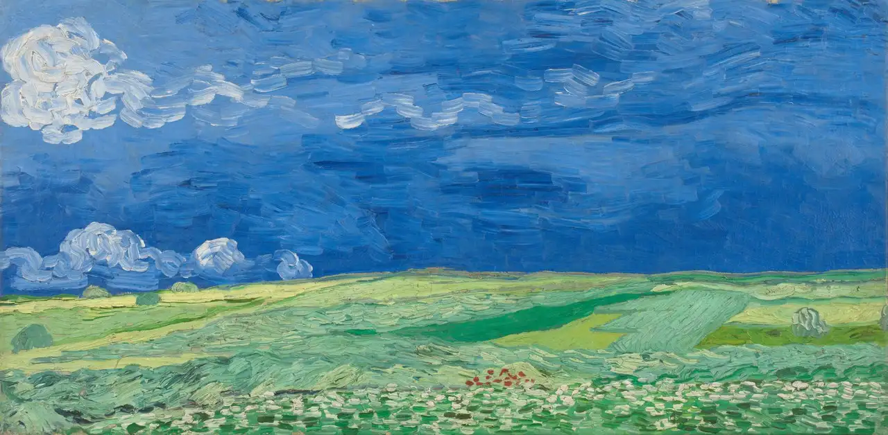 Wheatfield under Thunderclouds by Vincent van Gogh
