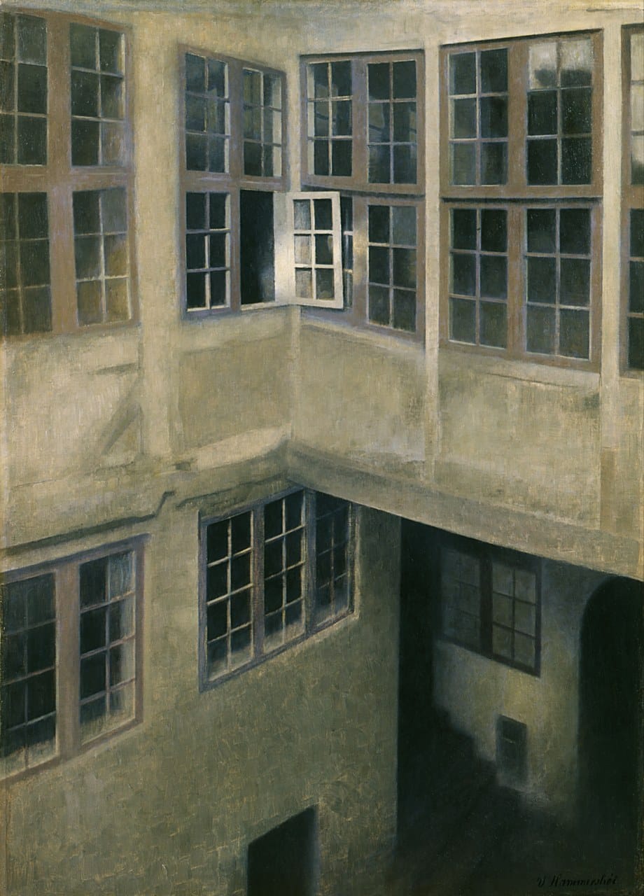 Interior, Strandgade 30 by Vilhelm Hammershøi