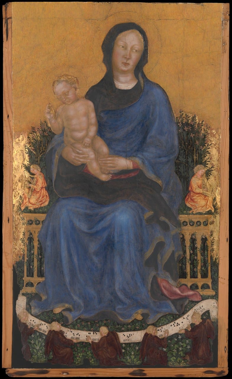 Madonna and Child with Angels by Gentile da Fabriano
