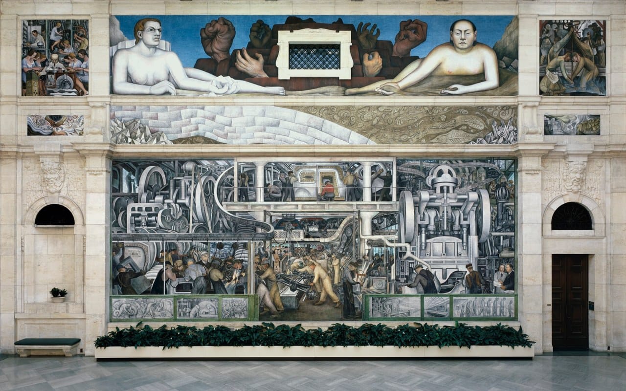 Detroit Industry Murals (South Wall) by Diego Rivera