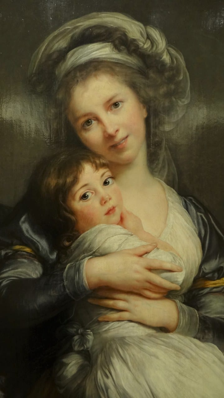 Self-Portrait with Her Daughter by Élisabeth Vigée Le Brun